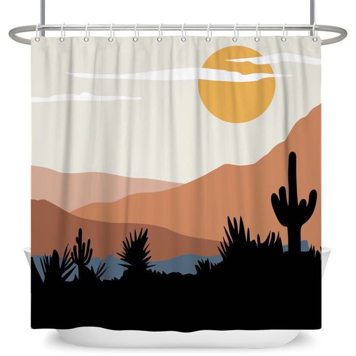 Dessert Landscape Shower Curtain