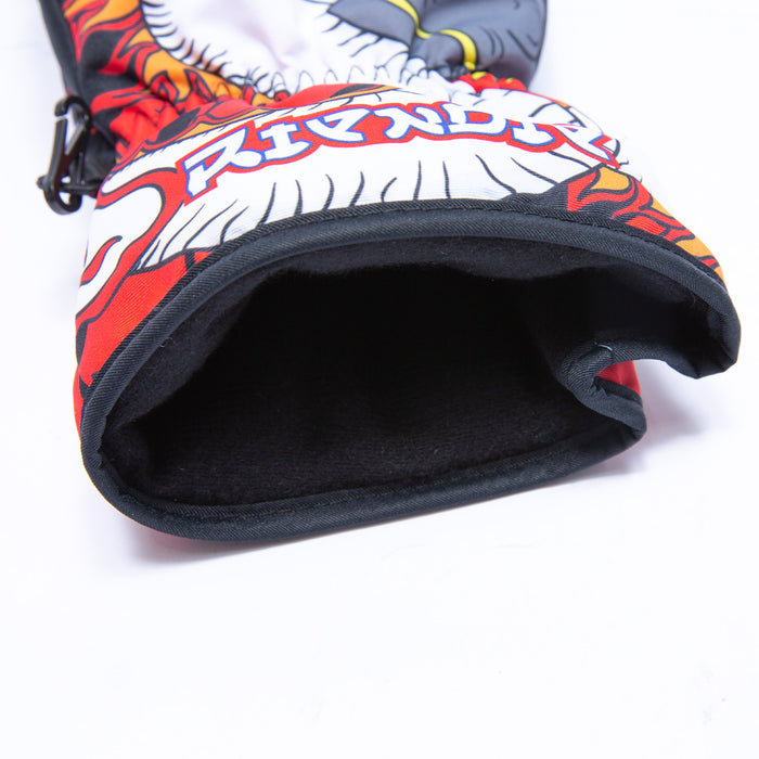 RIPNDIP Dragonerm Snow Gloves (Red)