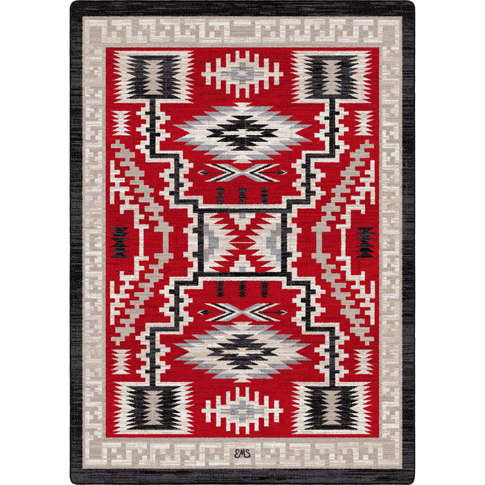 Image of an area rug, Dream Receiver - Red