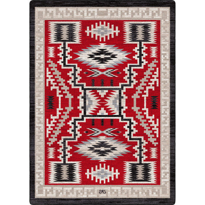 Image of an area rug, Dream Receiver - Red