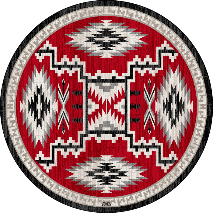 Image of an area rug, Dream Receiver - Red