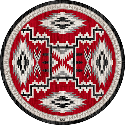 Image of an area rug, Dream Receiver - Red