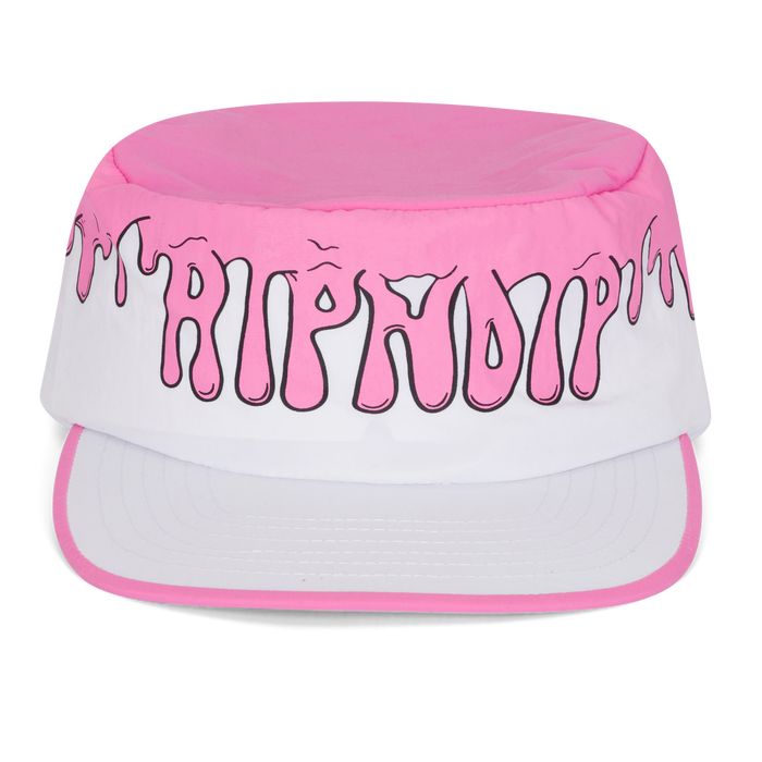 RIPNDIP Drizzle Painters Hat (Pink / White)