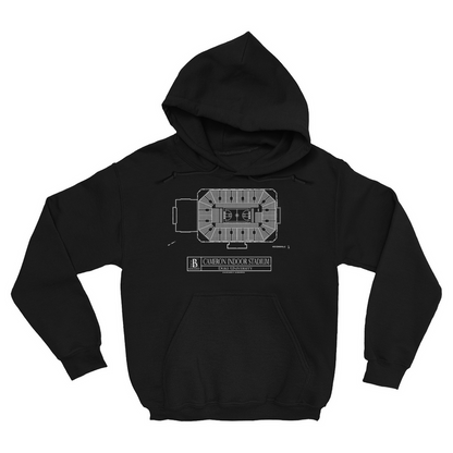 Duke University - Cameron Indoor Stadium (Plan View) Hoodie