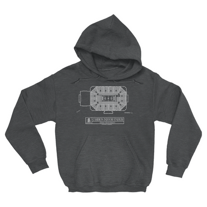 Duke University - Cameron Indoor Stadium (Plan View) Hoodie