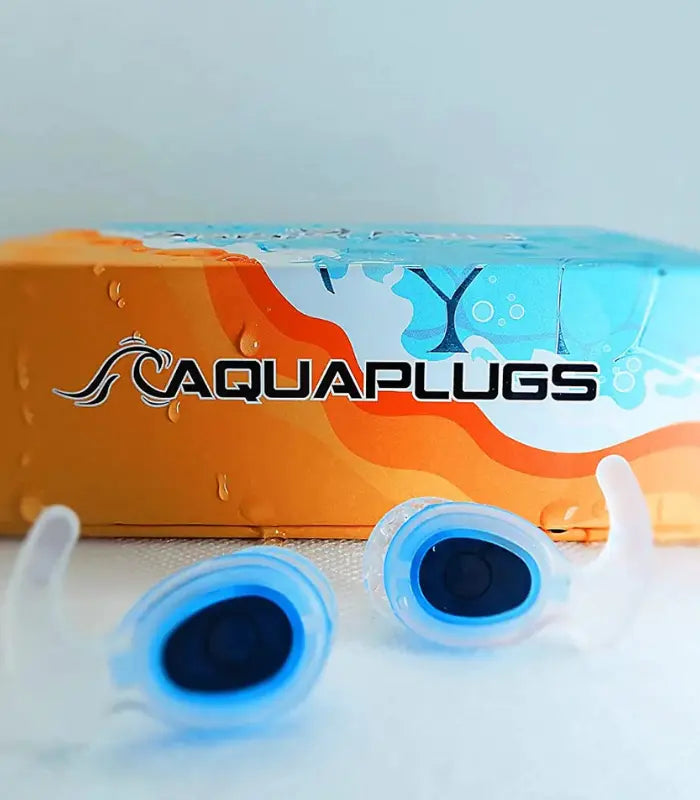 Sleep and Sound Eargasm Aquaplugs waterproof earplugs designed for a snug fit to keep ears dry and comfortable during swimming or water exposure