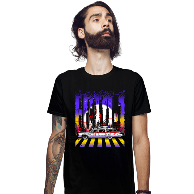 Daily_Deal_Shirts Fitted Shirts, Mens / Small / Black ECTO 01