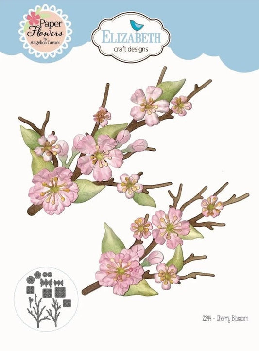 4 sizes of elegant 3D cherry blossoms, perfect for adding depth and layers to your floral designs. Available at Embeillish Away located in Bowmanville Ontario Canada.