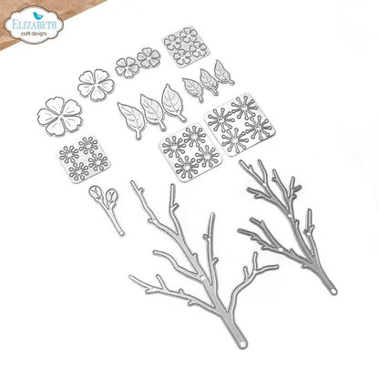 4 sizes of elegant 3D cherry blossoms, perfect for adding depth and layers to your floral designs. Available at Embeillish Away located in Bowmanville Ontario Canada.