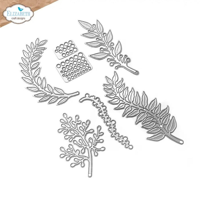 Elizabeth Craft Designs - Die - Greenery Fillers 2. Available at Embellish Away located in Bowmanville Ontario Canada.