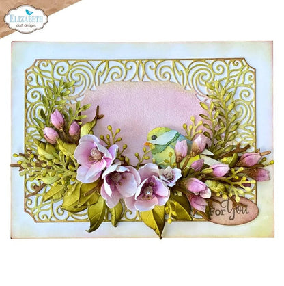 Elizabeth Craft Designs - Die - Greenery Fillers 2. Available at Embellish Away located in Bowmanville Ontario Canada. Example by brand ambassador.