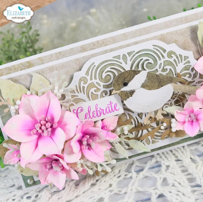 Elizabeth Craft Designs - Die - Greenery Fillers 2. Available at Embellish Away located in Bowmanville Ontario Canada. Example by brand ambassador.