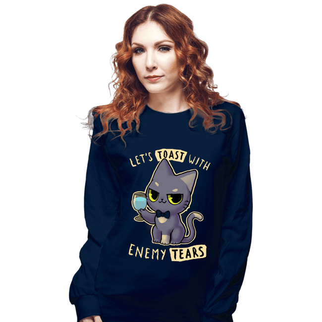 Long Sleeve Shirts, Unisex / Small / Navy