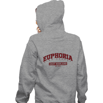 Zippered Hoodies, Unisex / Small / Sports Grey