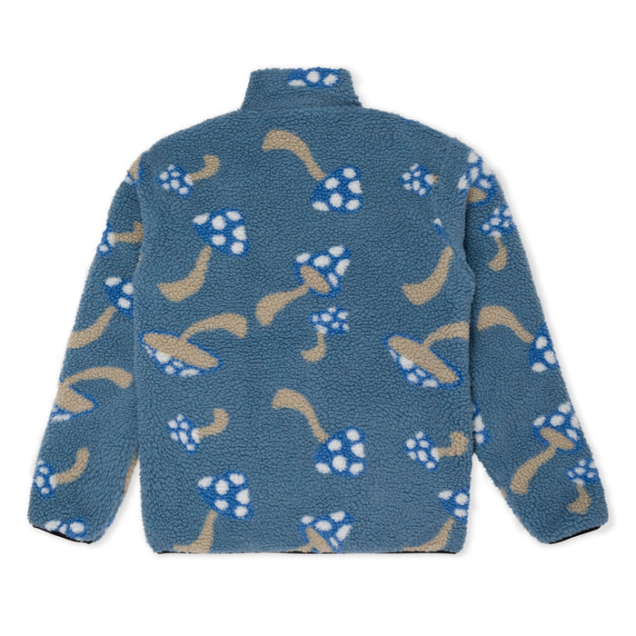 RIPNDIP Euphoria Reversible Polar Fleece Jacket (Charcoal/Slate)
