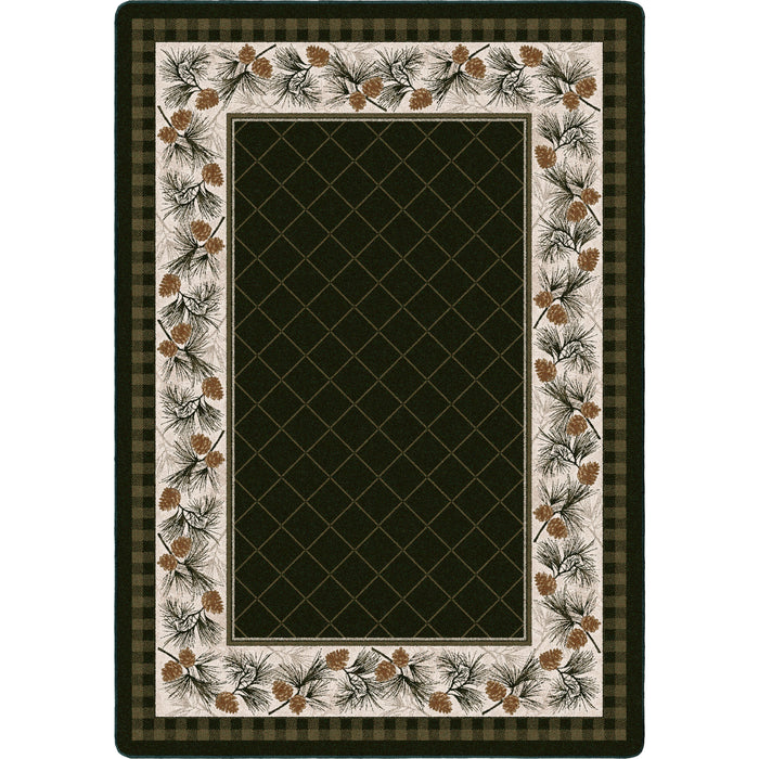 Image of an area rug, Evergreen - Pine