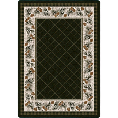 Image of an area rug, Evergreen - Pine