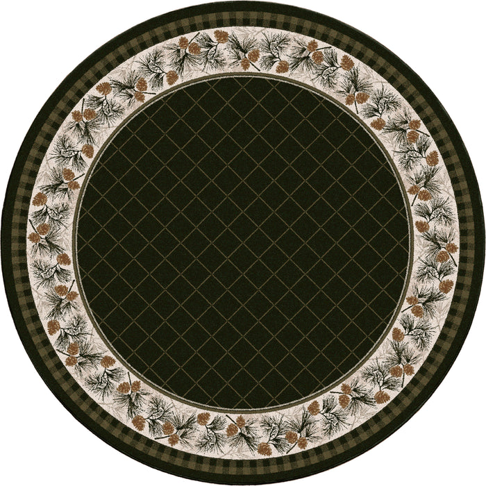 Image of an area rug, Evergreen - Pine