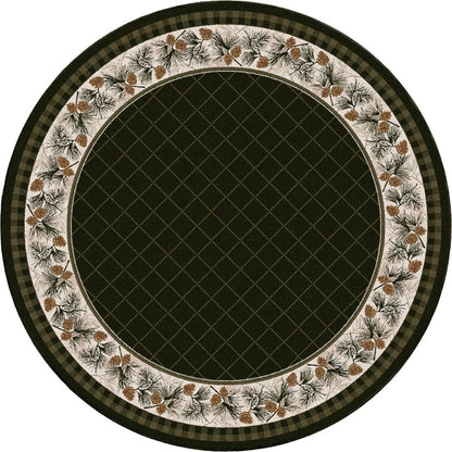 Image of an area rug, Evergreen - Pine