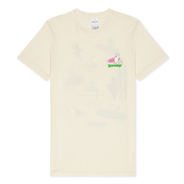 378610 Everybody Surfs Tee (Natural)