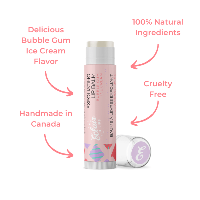 Eclair Bubble Gum Ice Cream Exfoliating Lip Balm - 6_7f0e9251