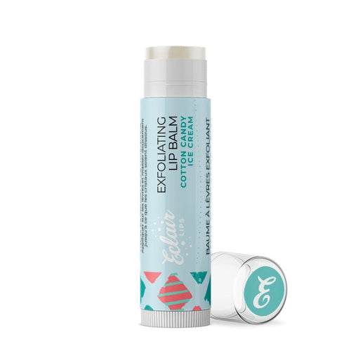 Exfoliating Lip Balm, Cotton Candy Ice Cream Flavor