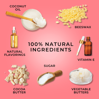 Coconut oil, beeswax, and more.