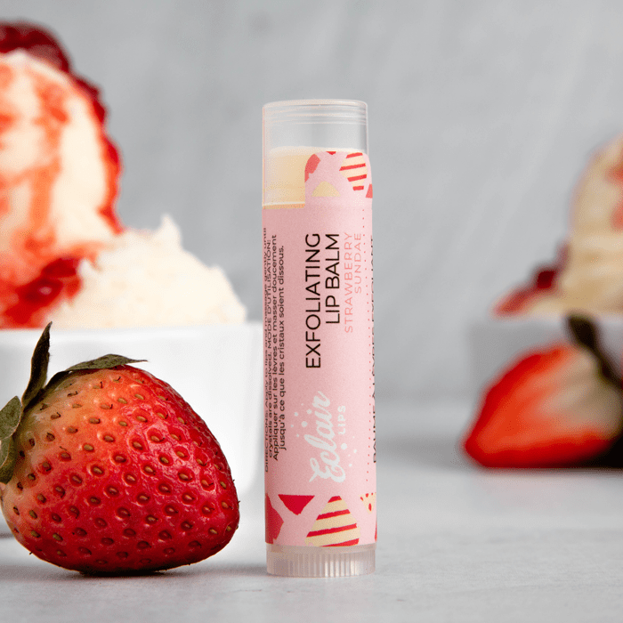 Strawberry Sundae Exfoliating Lip Balm