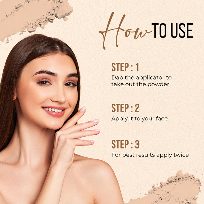How to use Colors Queen Face Glow Compact Powder