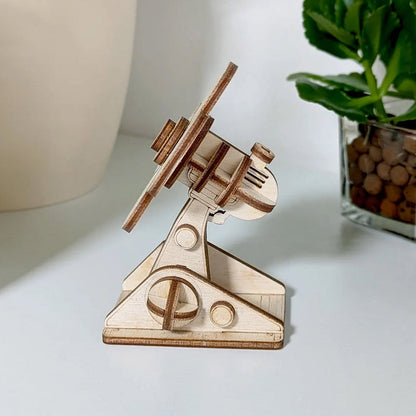 Fan (3D puzzle) Light Plywood - Glowforge