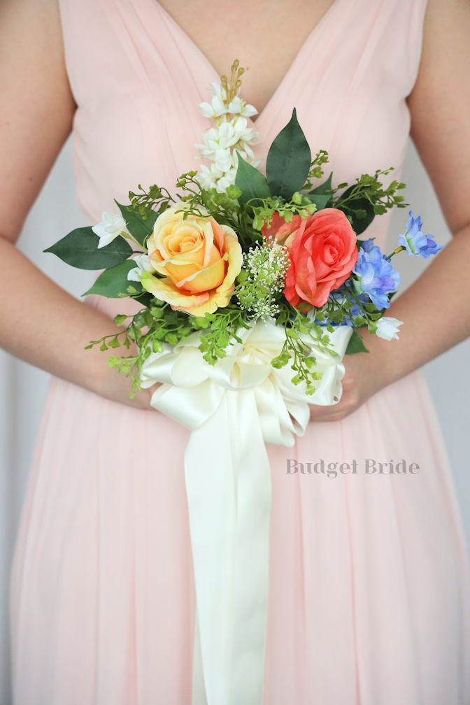 Faux Wedding Bouquet with Wildflowers - $170.00 | Hand Picked Collection