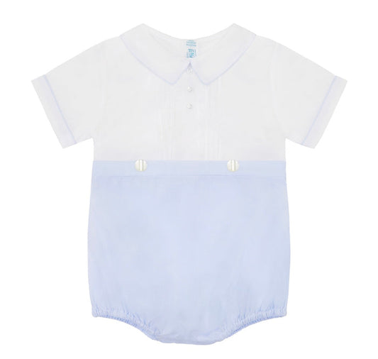 Feltman Blue/White Mock Button On Creeper