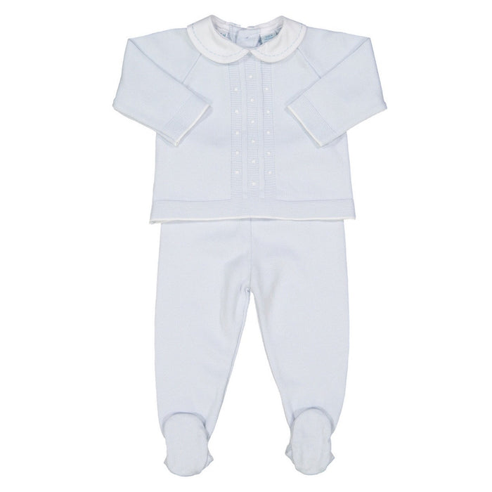 Feltman Light Blue Dot 2pc Pant Set
