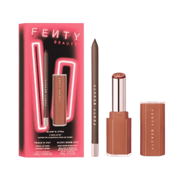 Fenty Beauty Glow's Xtra lip set 2pc