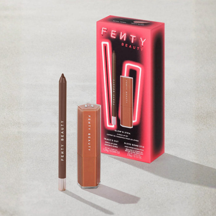 Fenty Beauty Glow's Xtra lip set 2pc