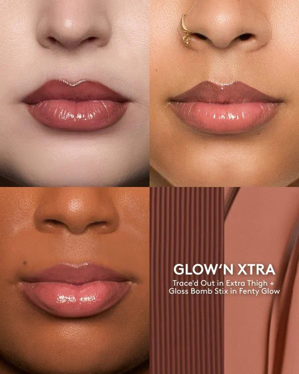 Fenty Beauty Glow's Xtra lip set 2pc