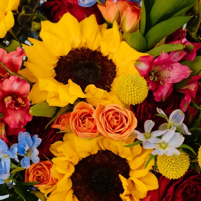 Festival Fresh Flower Bouquet Bar Close Up - Image