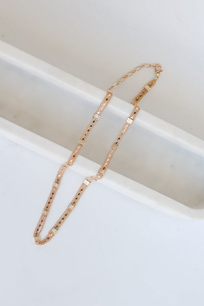 Hazel Gold Chain Necklace