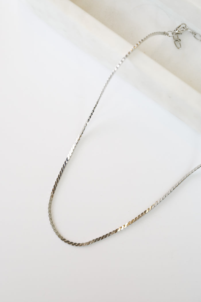 Melissa Silver Chain Necklace