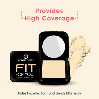 Colors Queen Fit For U Matte Compact Powder