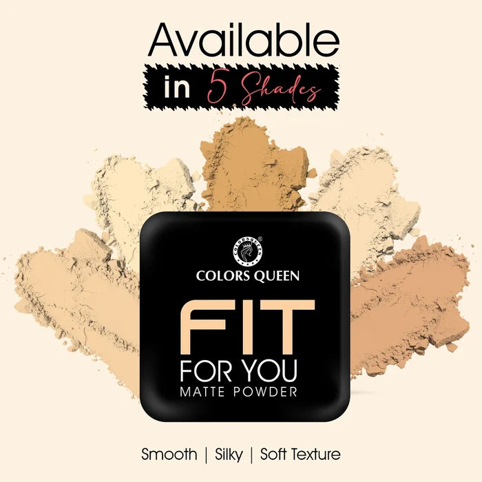 Colors Queen Fit For U Matte Compact Powder