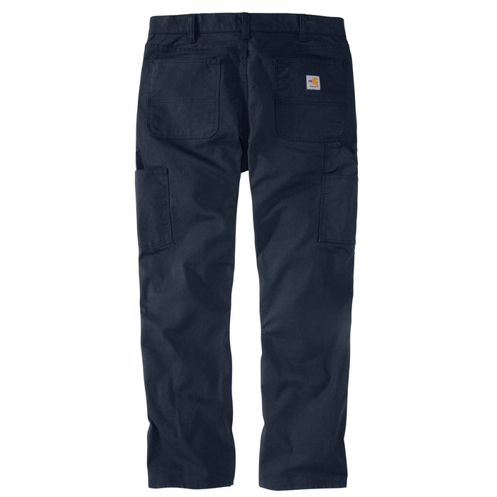 Flame Resistant Rugged Flex Relaxed Fit Duck Utility Work Pant - I26-Navy | Carhartt 105014