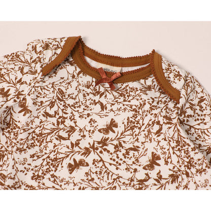 Floral Butterfly Baby Sleep Gown (Organic Cotton)