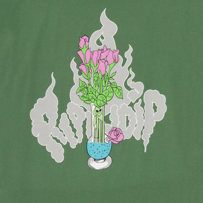 RIPNDIP Flower Vase Tee (Olive)
