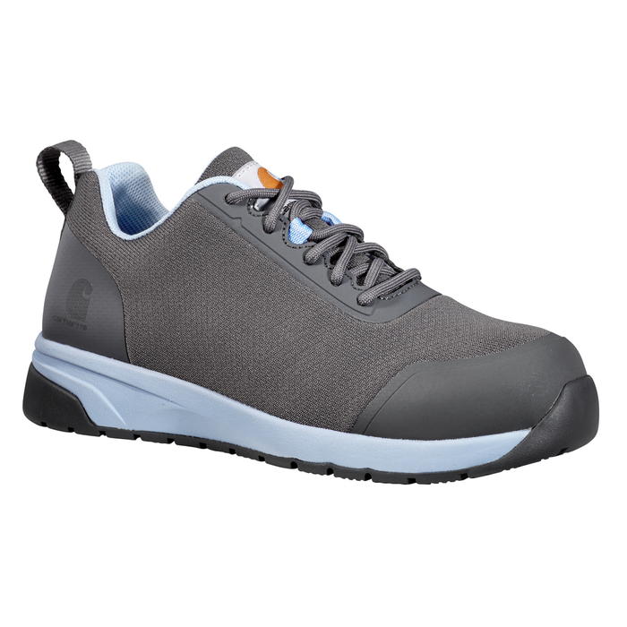 FORCE 3-INCH EH NANO TOE WORK SHOE - CHR-Charcoal/Powder Blue | Carhartt FA3482-W