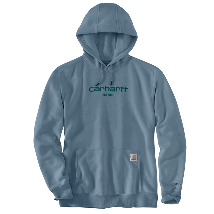 Force Relaxed Fit Lightweight Logo Graphic Sweatshirt - HG7-Thundercloud | Carhartt 106655