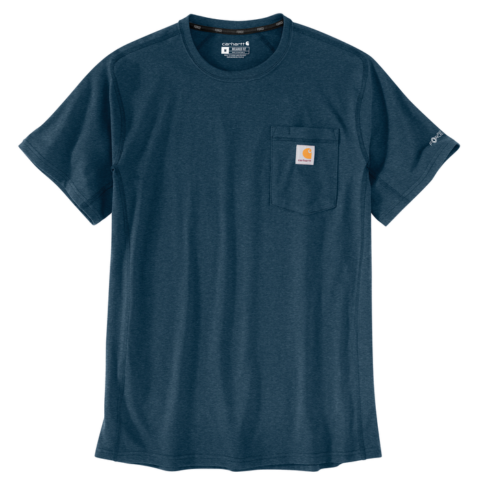 Force Relaxed Fit Midweight Short-Sleeve Pocket T-Shirt - 446-Light Huron Heather | Carhartt 106652