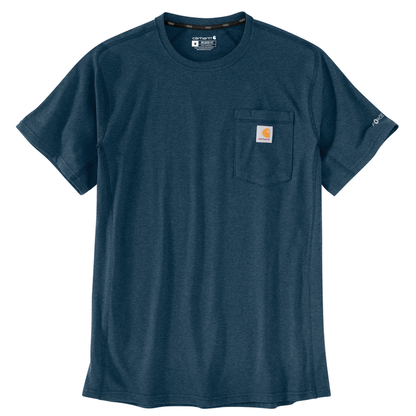 Force Relaxed Fit Midweight Short-Sleeve Pocket T-Shirt - 446-Light Huron Heather | Carhartt 106652