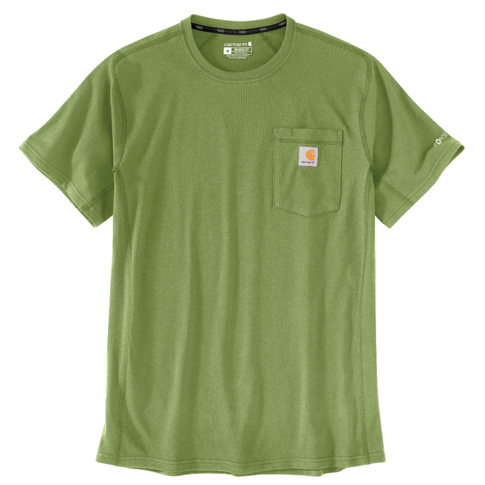 Force Relaxed Fit Midweight Short-Sleeve Pocket T-Shirt - GH2-Switchgrass | Carhartt 106652
