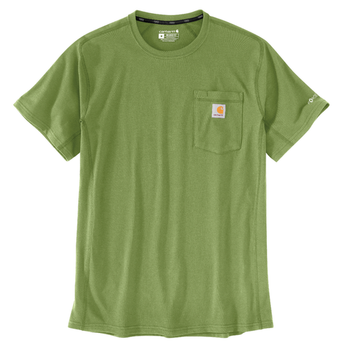 Force Relaxed Fit Midweight Short-Sleeve Pocket T-Shirt - GH2-Switchgrass | Carhartt 106652